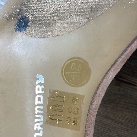 Chinese Laundry Women’s Tan Suede Zig Zag Ankle Strap Open Toe Heel, size 6.5 - Picture 9 of 9